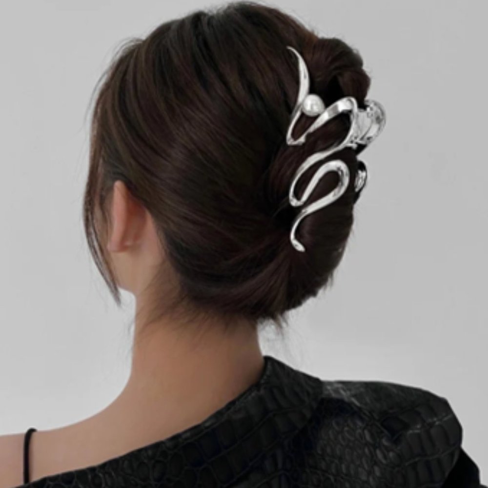 Target Unique Bargains Women's Metal Hair Claw 4.65"x1.85"x1.42" 1Pc